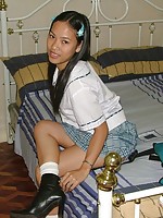 asian teen with toy